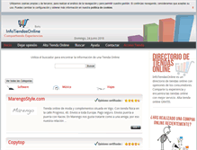 Tablet Screenshot of infotiendasonline.com